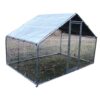 GALVANIZED WALK IN CHICKEN RUN WITH ROOF